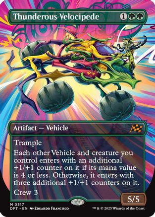 Thunderous Velocipede (Borderless) (DFT-317) (Foil)