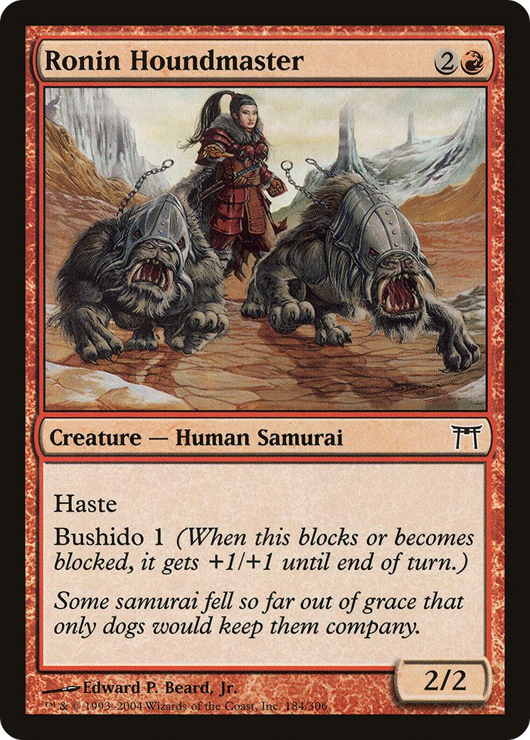 Ronin Houndmaster (CHK-184) (Foil)