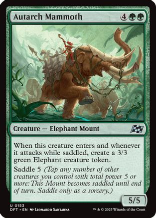 Autarch Mammoth (DFT-153) (Foil)