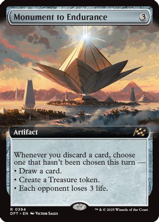 Monument to Endurance (Extended Art) (DFT-394) (Foil)