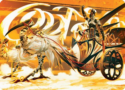 Skyseer's Chariot Art Card (Gold-Stamped Signature) (AADFT-035)