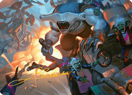 Trade the Helm Art Card (Gold-Stamped Signature) (AADFT-025)