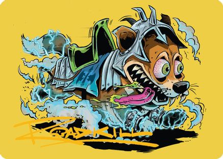 District Mascot Art Card (50/54) (Gold-Stamped Signature) (AADFT-050)