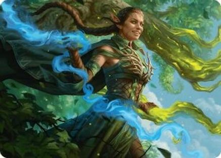 Nissa, Worldsoul Speaker Art Card (AADFT-031)