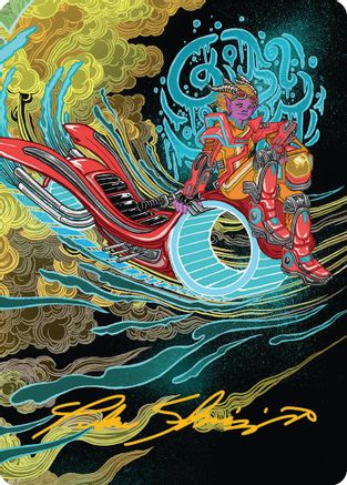 Cloudspire Skycycle Art Card (Gold-Stamped Signature) (AADFT-044)