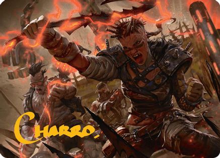 Far Fortune, End Boss Art Card (11/54) (Gold-Stamped Signature) (AADFT-011)