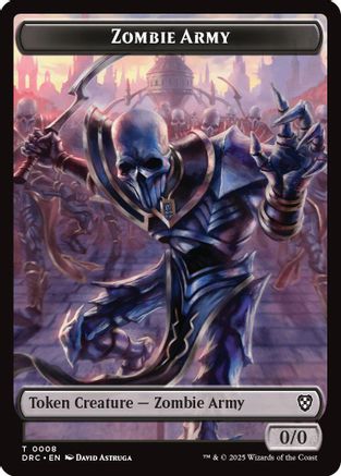 Zombie Army // Shapeshifter Double-Sided Token (DRC-8 // 4)