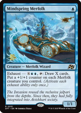 Mindspring Merfolk (PRE-051) (Foil)