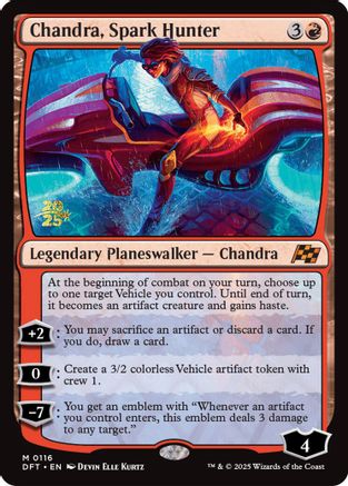 Chandra, Spark Hunter (PRE-116) (Foil)