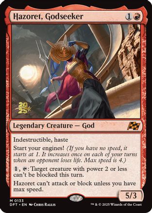 Hazoret, Godseeker (PRE-133) (Foil)