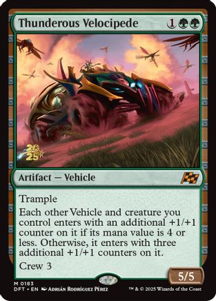 Thunderous Velocipede (PRE-183) (Foil)