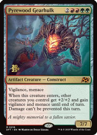 Pyrewood Gearhulk (PRE-216) (Foil)