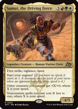 Samut, the Driving Force (PRE-222) (Foil)