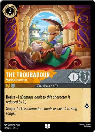 The Troubadour - Musical Narrator (7-011) (Cold Foil)