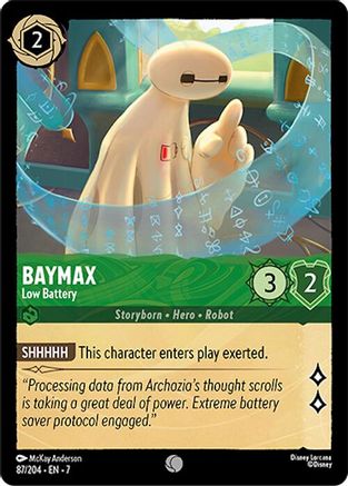 Baymax - Low Battery (7-087) (Cold Foil)