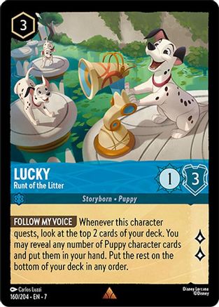 Lucky - Runt of the Litter (7-160) (Cold Foil)
