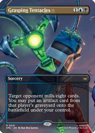 Grasping Tentacles (Borderless) (SPE-021) (Foil)