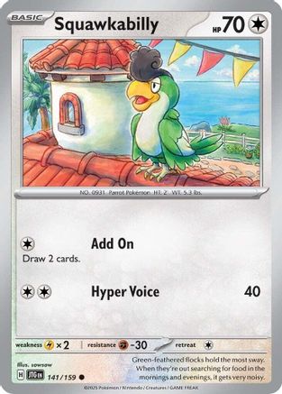 Squawkabilly (JTG-141) (Reverse Holofoil)