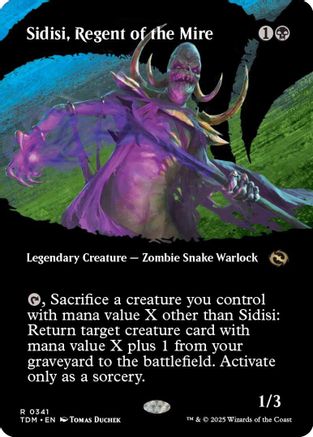 Sidisi, Regent of the Mire (Borderless) (TDM-341) (Foil)