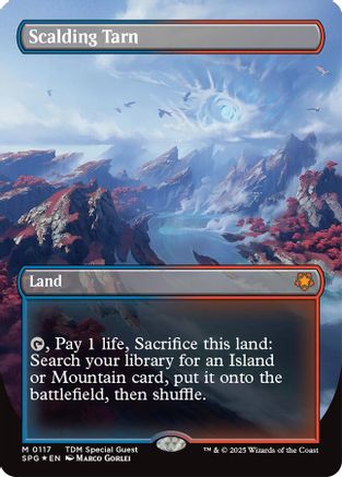Scalding Tarn (Borderless) (Dragonscale Foil) (SPG-117)