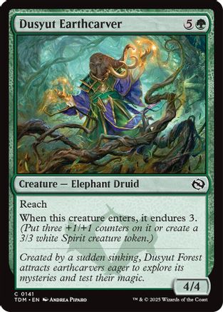 Dusyut Earthcarver (TDM-141) (Foil)