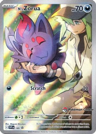 N's Zorua (Pokemon Center Exclusive) (SVP-189) (Holofoil)