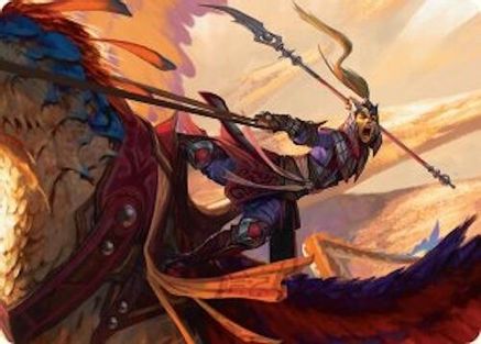 Dragonback Lancer Art Card (3/54) (AATDM-003)