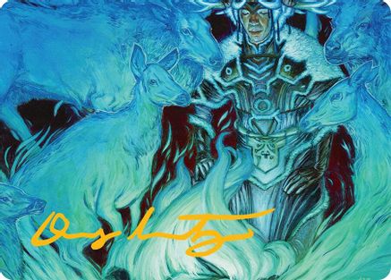 Unending Whisper Art Card (9/54) (Gold-Stamped Signature) (AATDM-009)