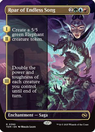 Roar of Endless Song (Borderless) (TDM-390) (Foil)