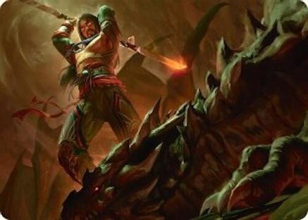 Sarkhan's Resolve Art Card (18/54) (AATDM-018)