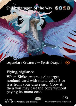 Shiko, Paragon of the Way (Borderless) (TDM-370)