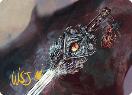 Dragonfire Blade Art Card (40/54) (Gold-Stamped Signature) (AATDM-040)