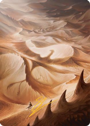 Plains Art Card (30/54) (Gold-Stamped Signature) (AATDM-030)