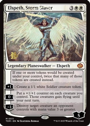 Elspeth, Storm Slayer (PRE-011) (Foil)