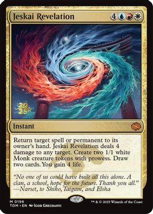 Jeskai Revelation (PRE-196) (Foil)