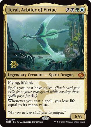 Teval, Arbiter of Virtue (PRE-230) (Foil)