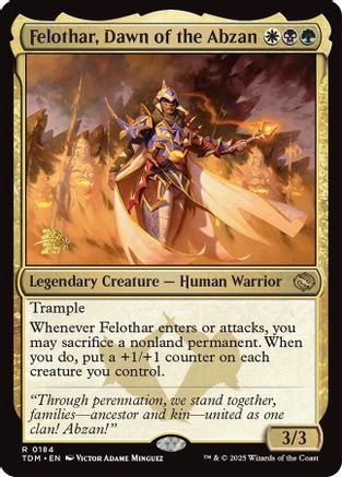 Felothar, Dawn of the Abzan (PRE-184) (Foil)