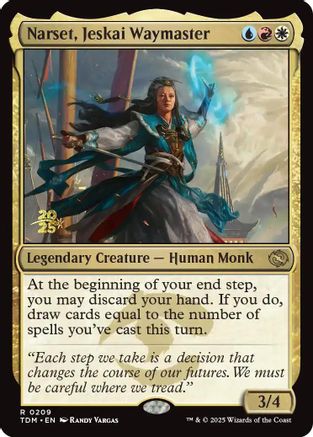 Narset, Jeskai Waymaster (PRE-209) (Foil)