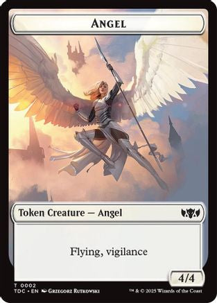 Angel // Spirit  Double-Sided Token (TDC-2 // 6)