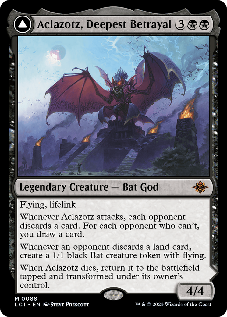 Aclazotz, Deepest Betrayal // Temple of the Dead (LCI-088) (Foil)