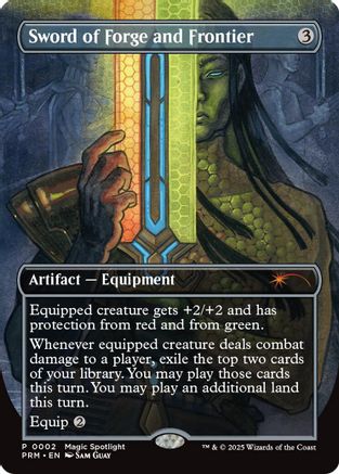 Sword of Forge and Frontier (Borderless) (PSPL-002) (Foil)