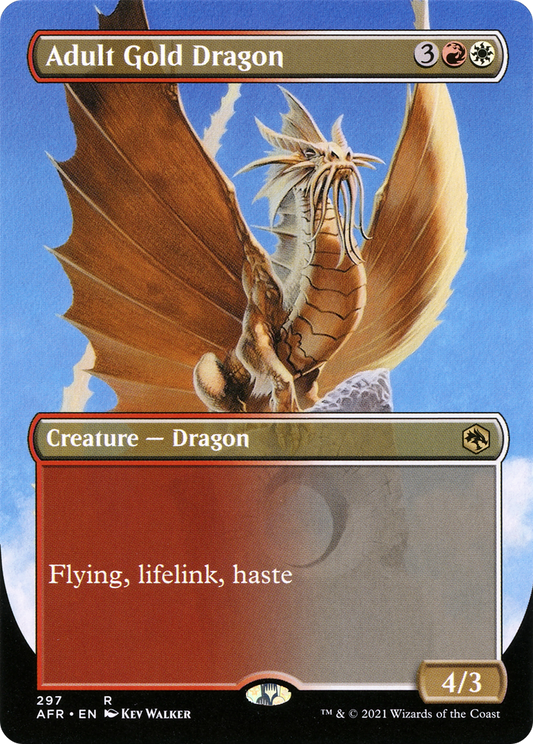 Adult Gold Dragon (AFR-297) (Borderless)