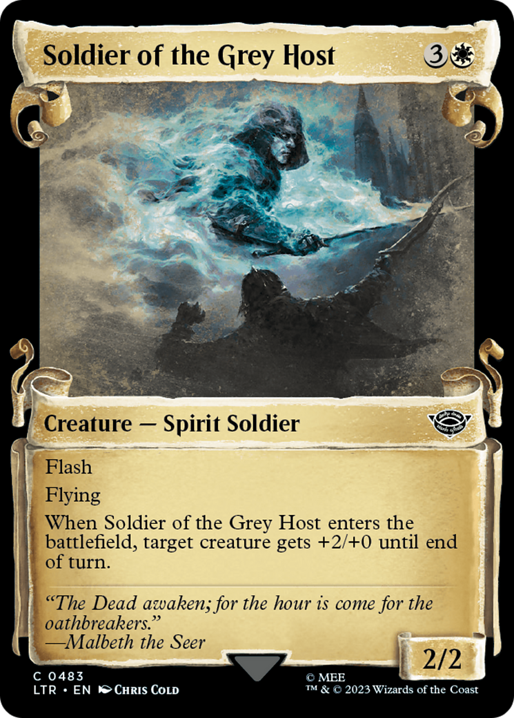 Soldier of the Grey Host (LTR-483) (Showcase) (Scroll) (Foil)