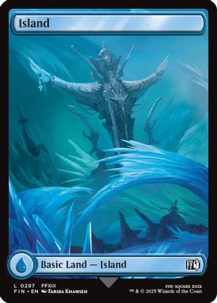 Island (FIN-297) (Full Art) (Foil)