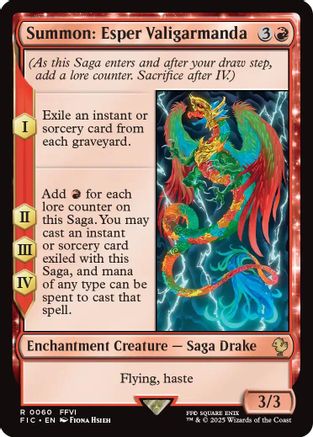 Summon: Esper Valigarmanda (FIC-060)