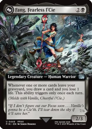 Fang, Fearless l'Cie (FIN-446) (Extended Art) (Foil)