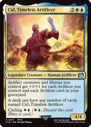 Cid, Timeless Artificer (FIN-417) (Foil)