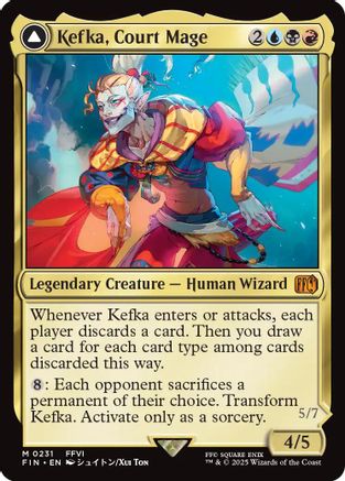 Kefka, Court Mage // Kefka, Ruler of Ruin (FIN-231)