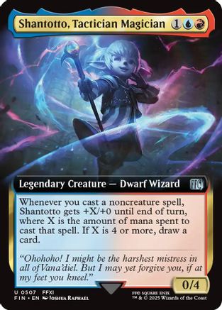 Shantotto, Tactician Magician (FIN-507) (Extended Art) (Foil)