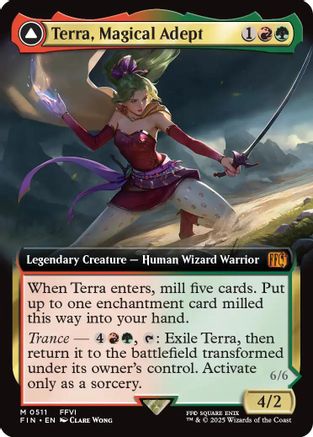 Terra, Magical Adept // Esper Terra (FIN-511) (Extended Art)